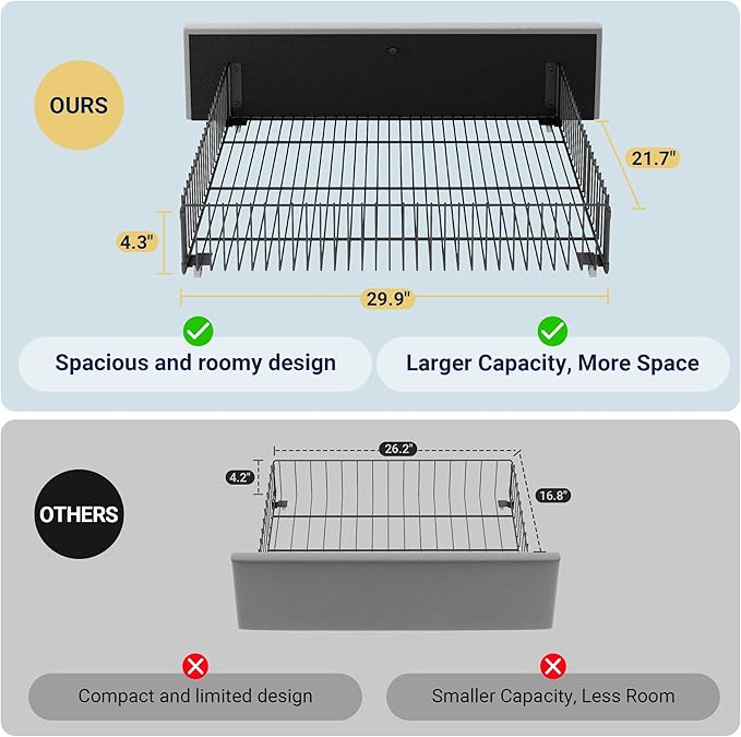 Allewie Modern King Size Platform Bed Frame - Image 7
