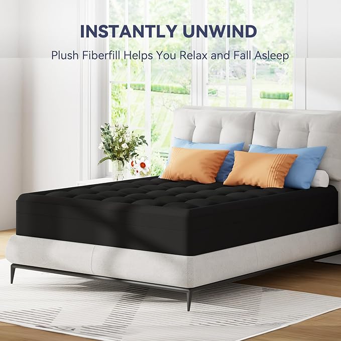 3 Inch Dual Layer Memory Foam Mattress Topper Cal King, 2 Inch Cooling Gel - Image 7