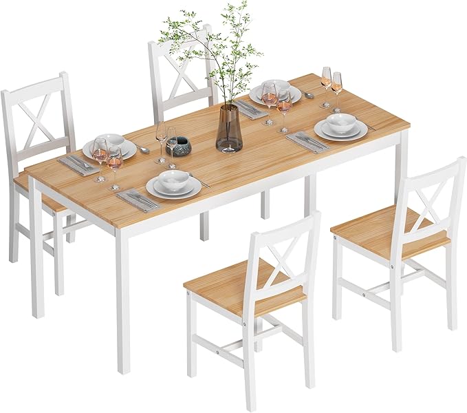 SogesHome 47.2'' Dining Table Set - Image 3