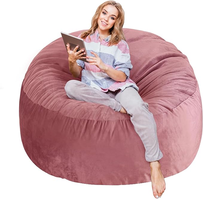 4 Ft Bean Bag Chairs for Adults/Teens by SHOUREN