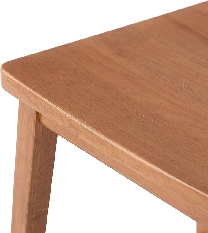 Plank+Beam Smythe Bar Stool, Sturdy Wood Modern Kitchen Bar Height Stool - Image 6