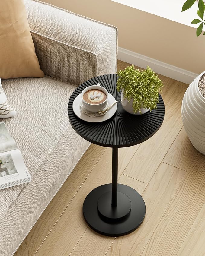 Round Side Table, Small Drink Table - Image 3