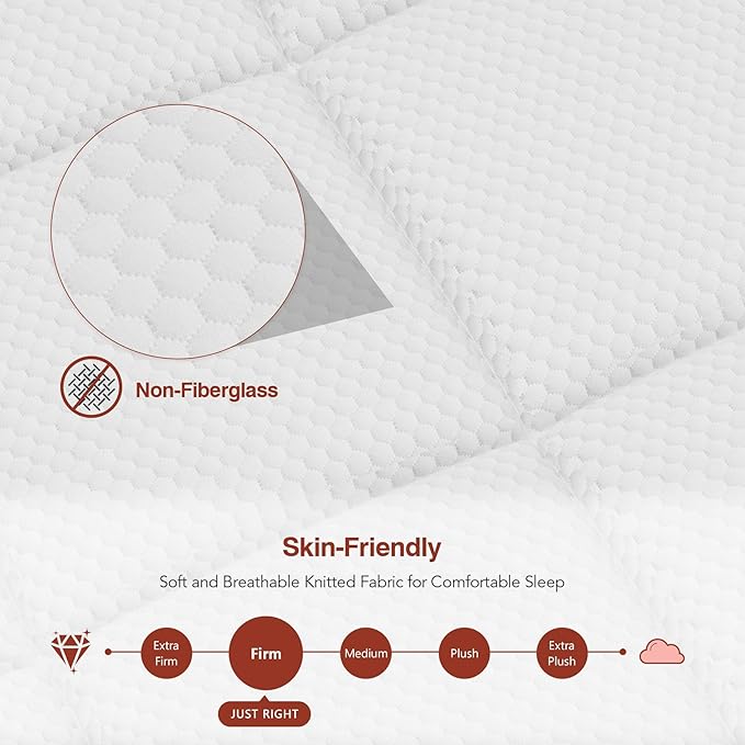 Queen Mattress 14 Inch, Queen Size Mattresses in a Box, Superior Hybrid Bed - Image 5