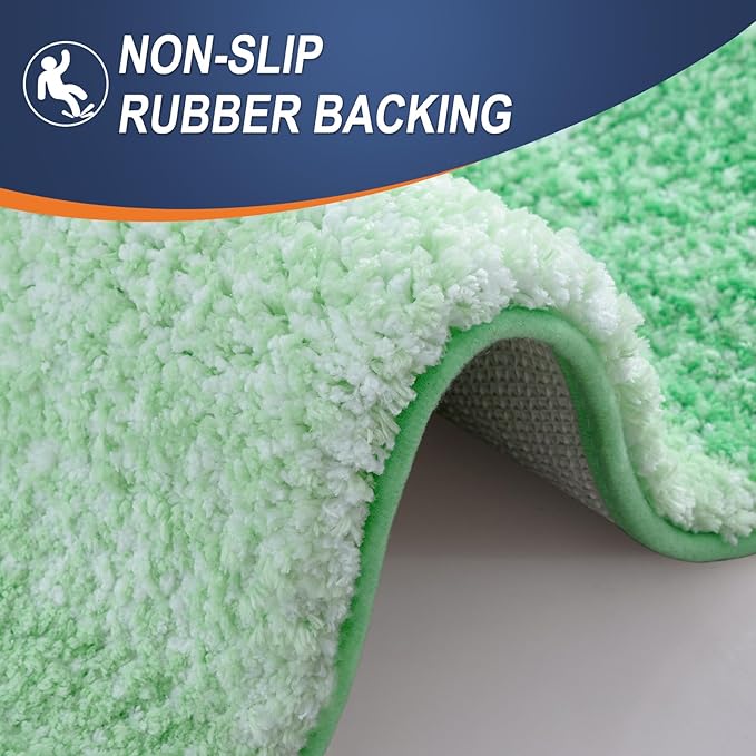 OLANLY Bathroom Runner Rugs 59x24, Extra Soft Absorbent Microfiber Bath Rugs - Image 4