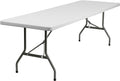 Flash Furniture Elon 8' Rectangular All-Occasion Plastic Folding Event Table by FlashFurniture