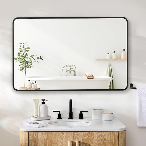 27x40 Inch Rectangle Bathroom Mirror by Bonverre