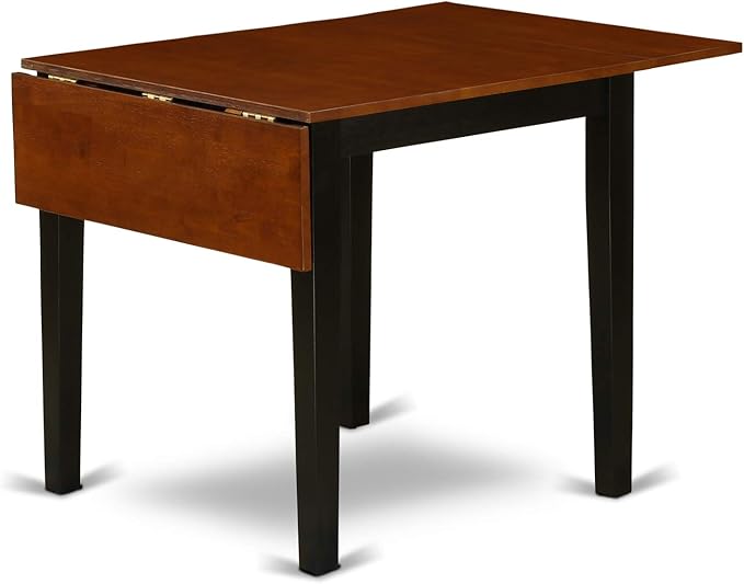 East West Furniture NDAN3-BCH-W 3 Piece Modern Dining Table Set Contains a - Image 6