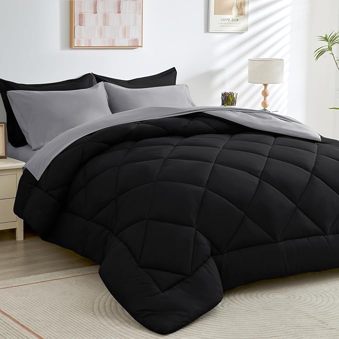 HEVUMYI 120x98 Oversized King Comforter Set by HEVUMYI