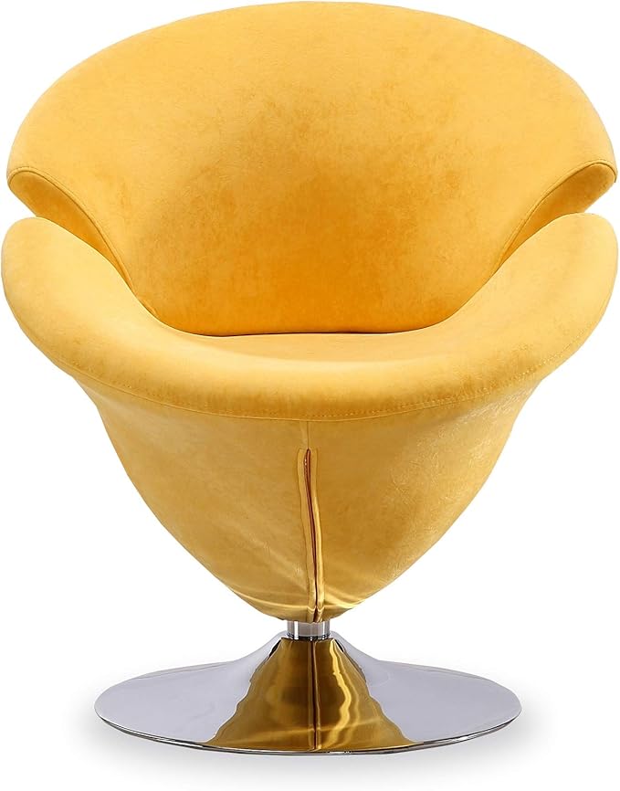 Manhattan Comfort Tulip Swivel Accent Chair Set of 2 - Image 6