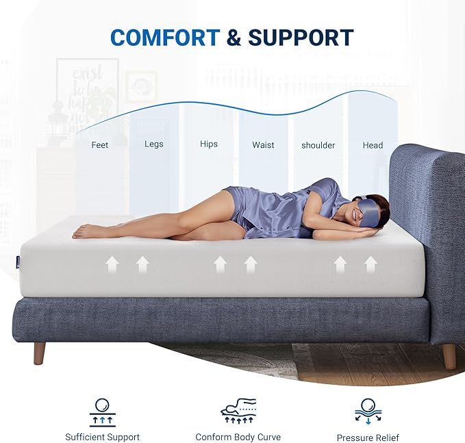 Avenco Queen Mattress, 14 Inch Queen Memory Foam Mattress in a Box - Image 2