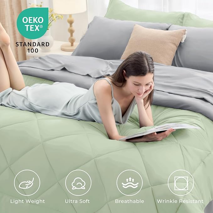 HEVUMYI Twin Comforter Set - Image 2