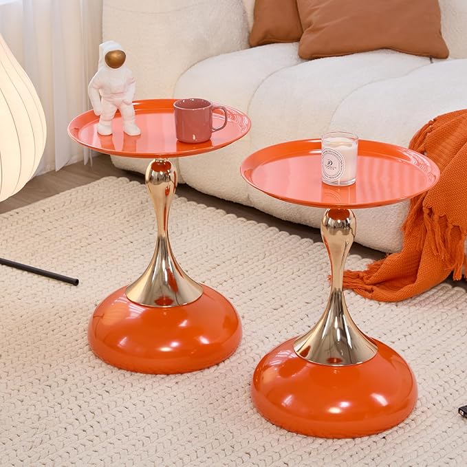Stylish Hourglass Side Table by Unknown