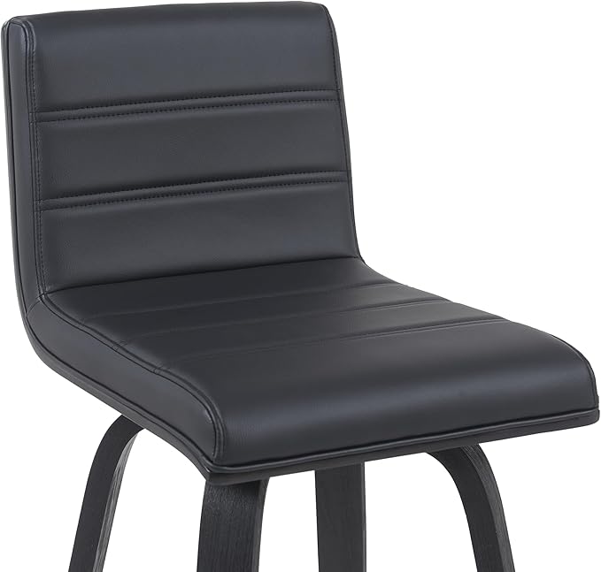 Armen Living Vienna Modern Swivel 26" Counter Height Barstool - Image 5