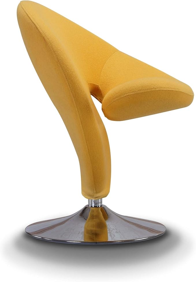 Manhattan Comfort Curl Swivel Accent Chair - Image 4
