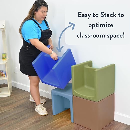 Children's Factory 3-in-1 Cube Chair - Image 9
