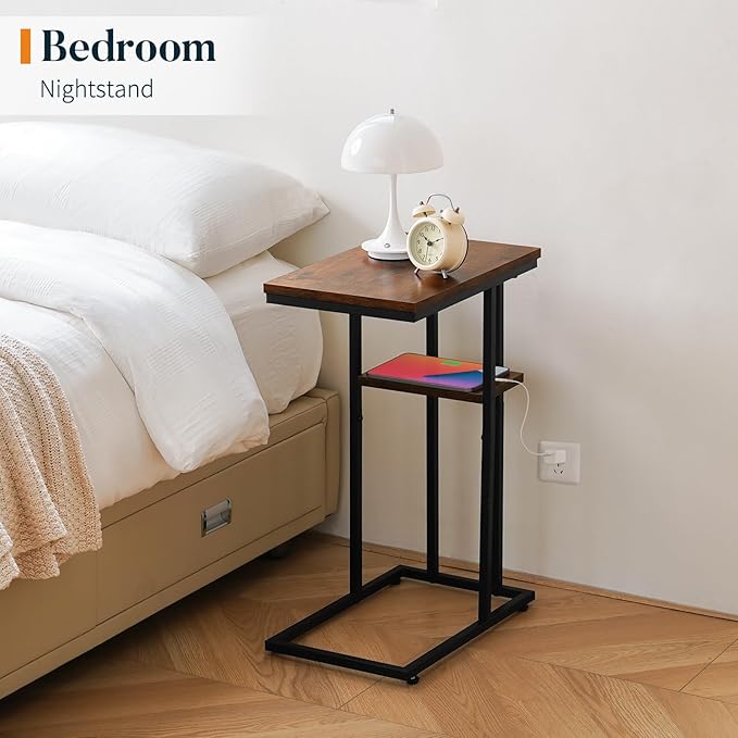 Yoobure C Shaped End Table, Side Table - Image 5