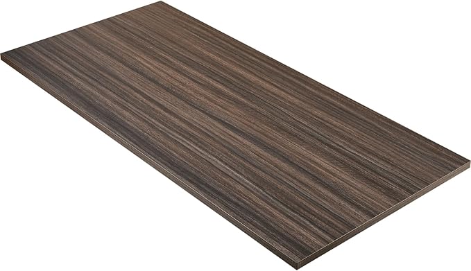 Kaboon Universal Tabletop 45.67"x23.62", Solid One-Piece Melamine Table Top by Kaboon