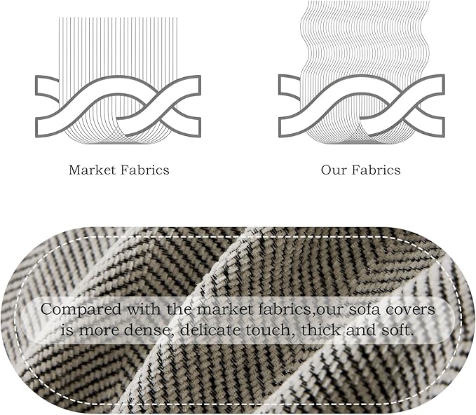 STACYPIK Silver Gray Sofa Cover - Image 7