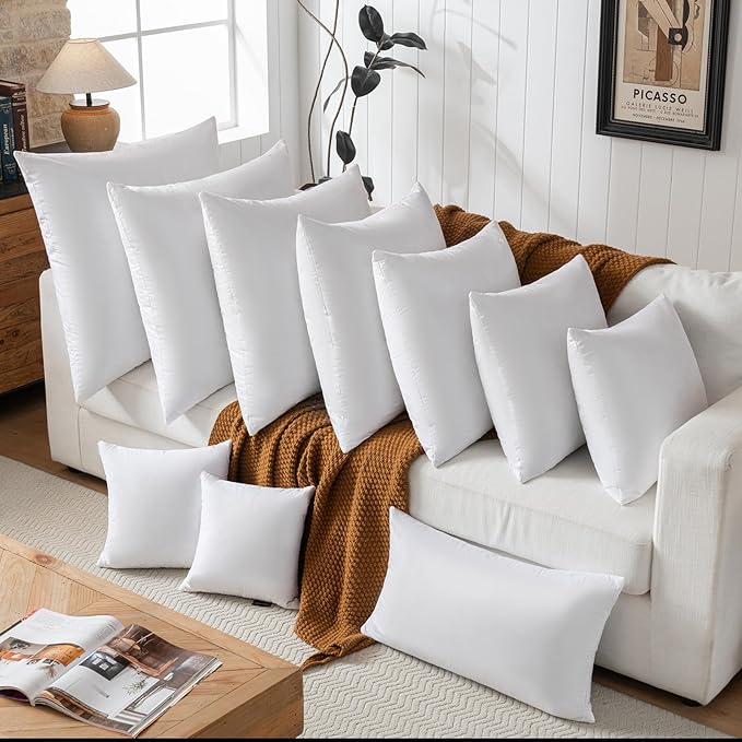 Goose Feathers and Down Pillows, Cotton Cover, Bed Sleeping Hotel Collection - Image 8
