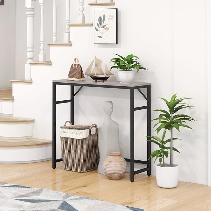 Narrow Console Table, 29.5" Entryway Table - Image 2
