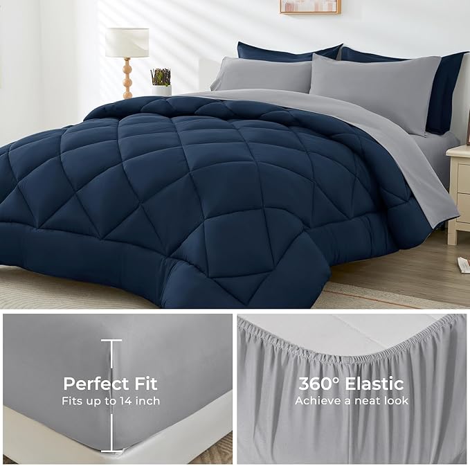 HEVUMYI Twin-XL Comforter Set - Image 4