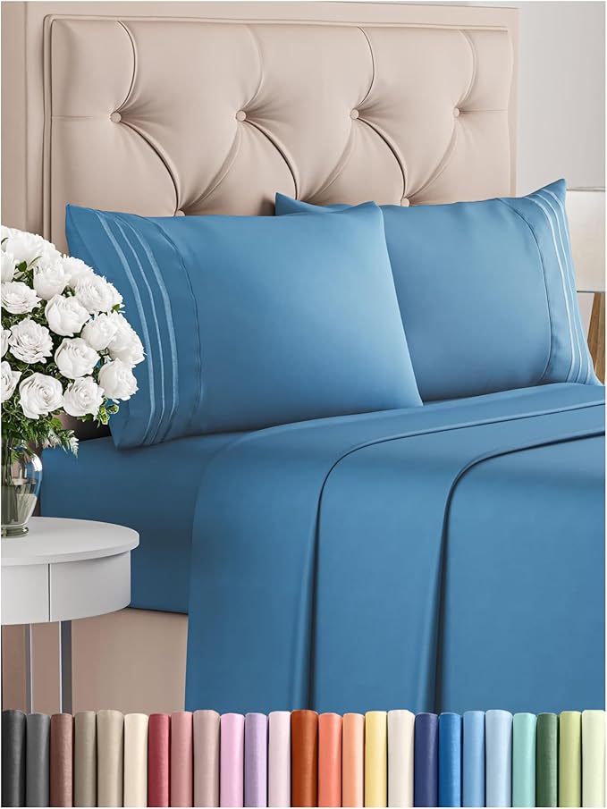 King Size 4 Piece Sheet Set by CGKUnlimited