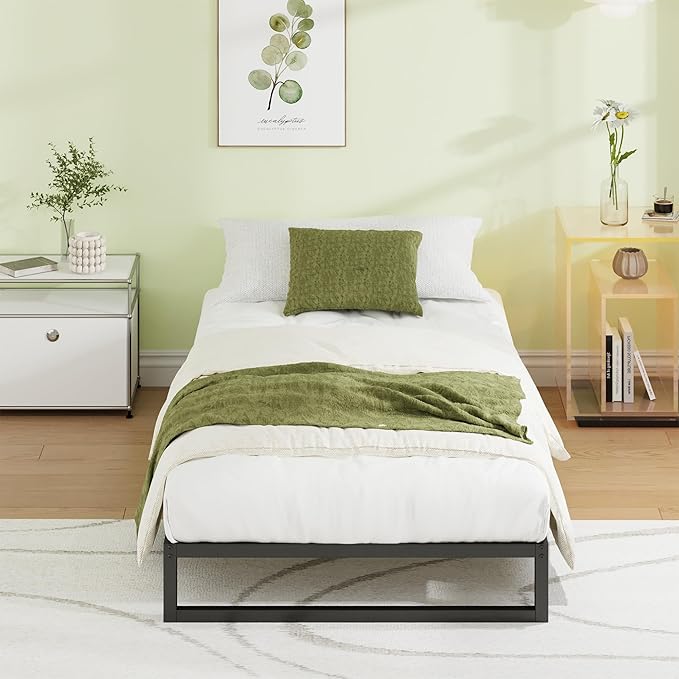 EMODA 7 Inch Twin XL Bed Frames No Box Spring Needed, Heavy Duty XL Twin Metal - Image 3