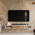 70'' Floating TV Stand, Wall Mounted TV Console, Floating TV Cabinet, Under TV by Unknown