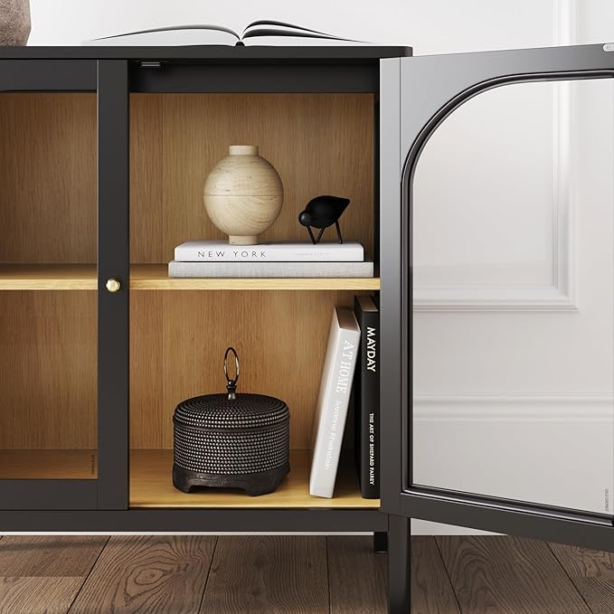 Nathan James Mason Storage Cabinet Accent Sideboard Buffet Credenza TV Stand - Image 6