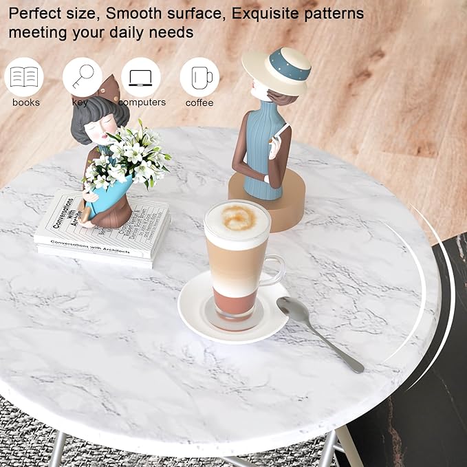 Tv Trays Folding Tray Table Dinner Tray Table Round, Snack Eating Trays Table - Image 3