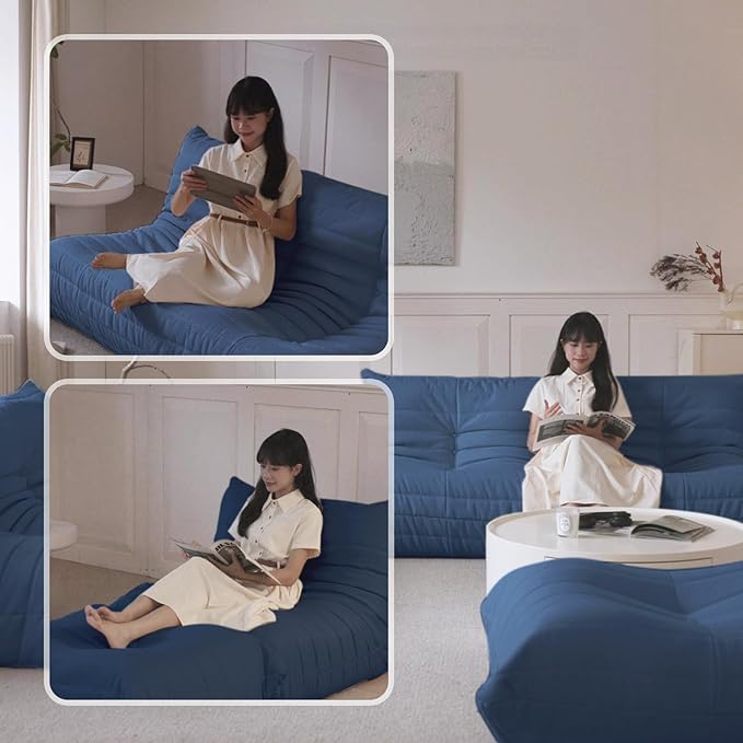 Luxury Ottomans, Modern Square Foot Rest - Image 4