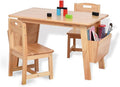 Kids Solid Wood Table and 2 Chair Set by KRAND