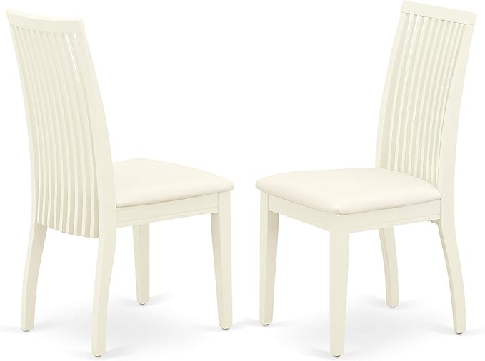 East West Furniture HBIP3-LWH-C 3 Piece Dinette Set - Image 4