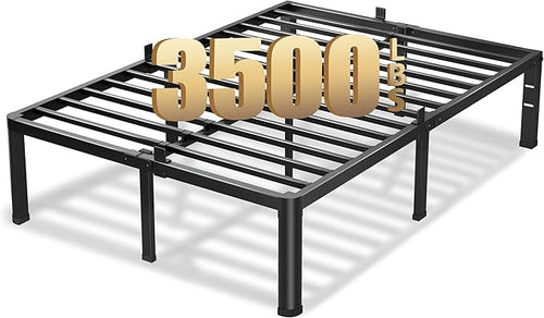 20 Inch King Size Bed Frame, 3500Lbs Heavy Duty Metal Platform by VIPSHOW