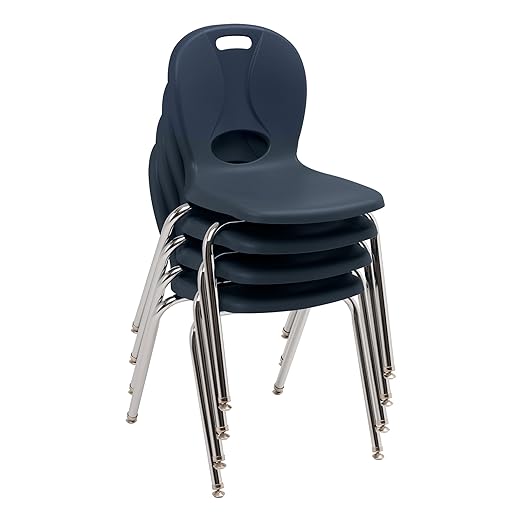 Learniture LNT-116-CSW-NV Learniture Structure Series Stackable School Chairs by Learniture
