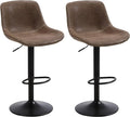 Bar Stools Set of 2, Swivel Counter Height Barstools by Ermnois