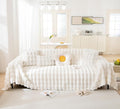 VM VOUGEMARKET Thick Faux Rabbit Fur Couch Cover 1-Piece Warm Soft Cozy Sofa by VMVOUGEMARKET