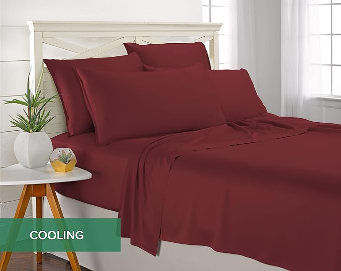 California King Sheets by Pure Bamboo, Genuine 100% Organic Viscose Derived - Image 5