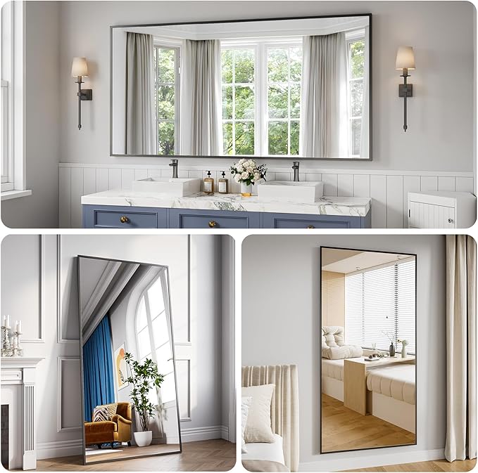 Koonmi Bathroom Mirror 36x71 Bathroom Wall-Mounted Mirrors, Modern Vanity Mirror - Image 2