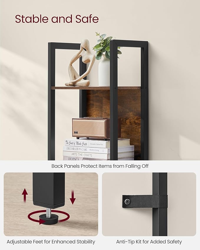 VASAGLE 5-Tier Bookshelf, Book Shelf - Image 5
