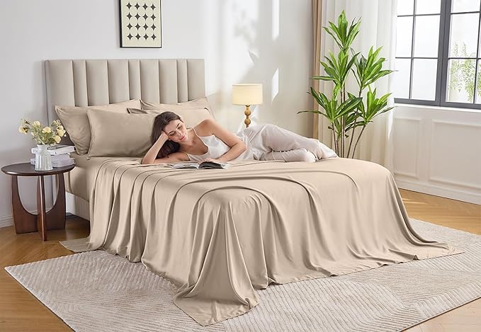 Twin Sheets by Pure Bamboo, Genuine 100% Organic Viscose Derived from Bamboo - Image 2
