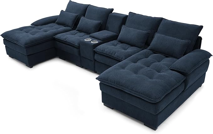 KEIKI 130" U-Shaped 6 seat Sofa - Image 4