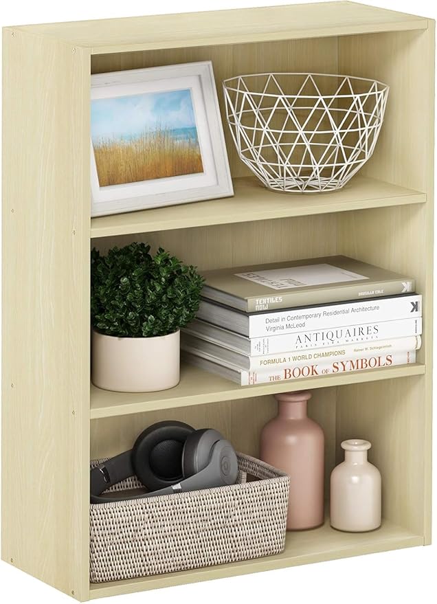 Furinno Pasir 3-Tier Open Shelf Bookcase - Image 7