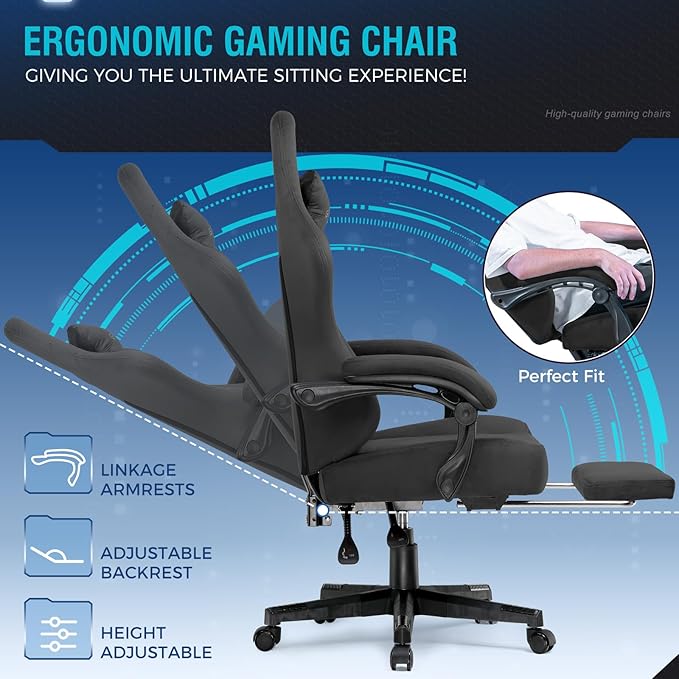 GTPLAYER Gaming Chair Fabric - Image 4