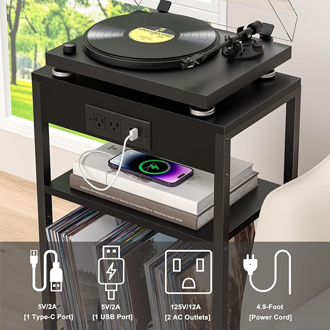 LELELINKY 3 Tier End Table - Image 8