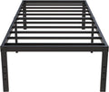 18 Inch Twin XL Bed Frames, Metal Platform Twin XL Bed Frame by Upcanso