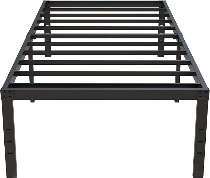 18 Inch Twin XL Bed Frames, Metal Platform Twin XL Bed Frame by Upcanso