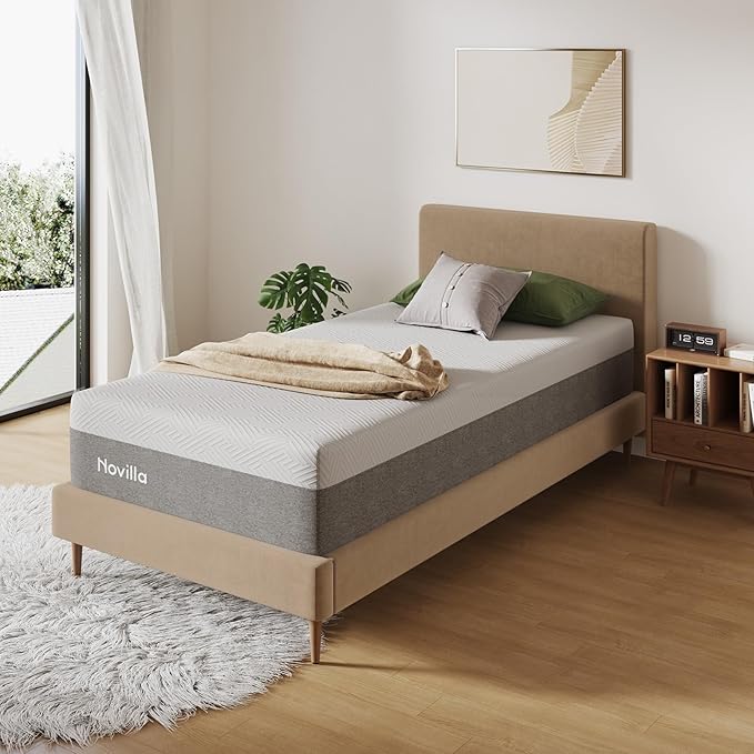 Novilla Twin Size Mattress, 12 Inch Gel Memory Foam Mattress - Image 2