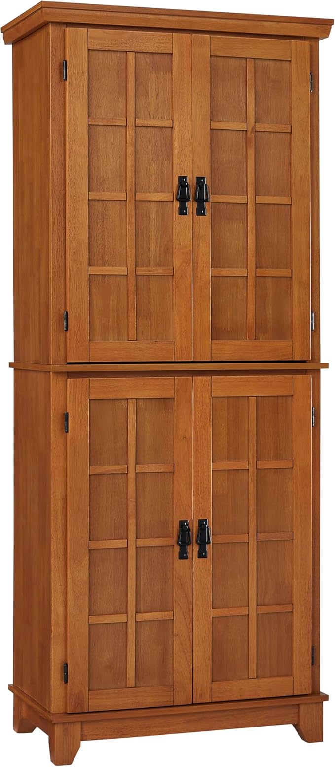 Homestyles Arts & Crafts Cottage Oak Pantry - Image 8