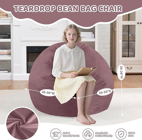 2FT Bean Bag Chair, Comfy Bean Bag Chairs - Image 2